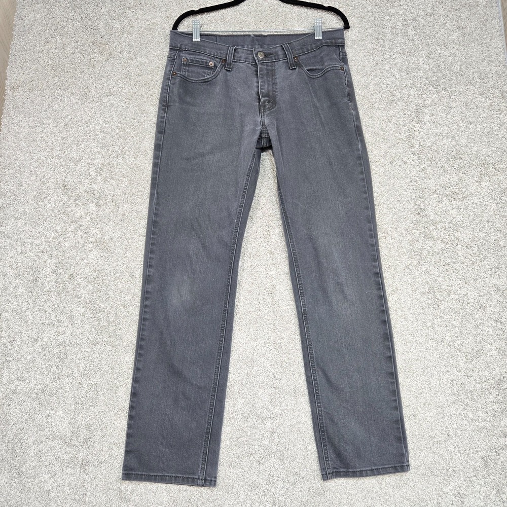 Levis 541 Jeans Mens 30x32 (fits 31x30) Gray stretch‎ Denim